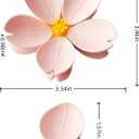 2 x Bag Clips for Food, 10 Clips in 2 Sakura Flowers - Magnetic Refrigerator Magnets, Strong Sealing Kitchen Organization for Chip Bag, Notes, as Fridge Decor