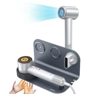 XCOOL Hair Dryer, High-Speed Ionic Hair Dryer with Wall-Mounted Holder, Portable and Quiet Ion Blow Dryer for Fine Hair, 110000 RPM (2-in-1 Set, Pearl White)