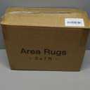 Valenrug Washable Rugs 5x7 - Stain Resistant 5x7 Area Rugs for Living Room, Non Slip Backing Printed Rugs for Bedroom, Folable Machine Washable Area Rug (5'x7', Beige)