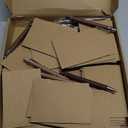 Kisston 50 Sets Mini Pocket Notebook with Pens Bulk Christmas Notebook Gifts Small Memo Notepad with Bamboo Pens for Employee Coworker Team Gifts(Retro Colors)