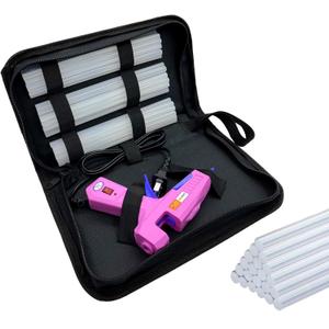 Glue Gun, Hot Glue Gun Kit with 30 Glue Sticks, Mini Hot Melt Glue Gun for Crafts, Mini Craft Glue Guns with Carry Case for School DIY Arts and Home Repair