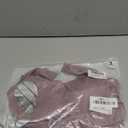 icyzone V Neck Sport Bra for Women, Wireless Padded U Back Yoga Running Bra (Large)