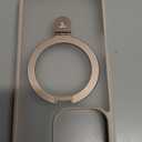 TORRAS Desert Titanium for iPhone 16 Pro Case Magnetic Stand, [Compatible with MagSafe][Flexible Stable Stand] Mil-Grade Protection Translucent Slim Anti-Scratch Ring Kickstand, Rose Gold 6.3", Ostand