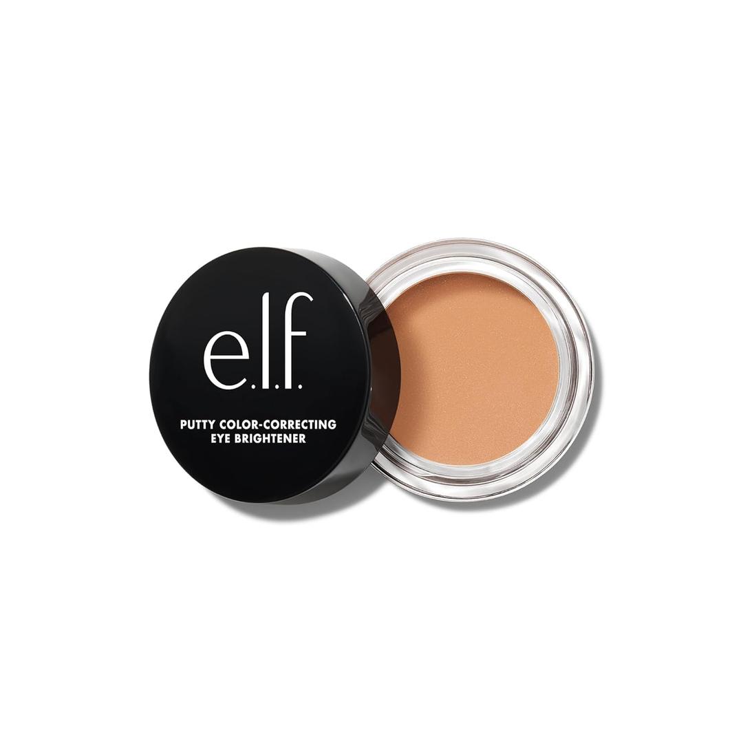 E.l.f. Putty Color-Correcting Eye Brightener, Under-eye Brightener & Primer Reduces Appearance Of Dark Circles, Vegan & Cruelty-Free, Light/Medium (0.14 Ounce (Pack of 1))