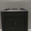 Phenyx Pro 6U Rack Case, 19" Rackmount Road Case, Detachable Front and Back Cover Storage, Shockproof & Waterproof, Audio Rack for Wireless Mic Systems, IEMs, Amplifiers (PRCSE-6UD) (6UD(57*52*34.3cm))