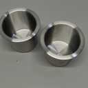 2Pcs Stainless Steel Drop-in Cup Drink Holder Silver Poker Table Drink Holder Cinema Sofa Drop-in Drink Cup Holder for Yacht Boats RV Cars and Trucks