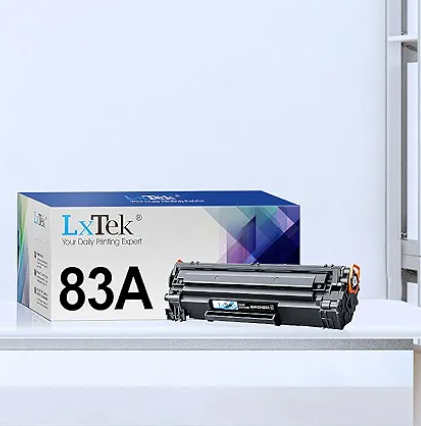 LxTek Compatible Toner Cartridge 83A Replacement for HP 83A CF283A Compatible with Laserjet Pro MFP M125nw M201dw M225dw M201n M125a M127fn M127fw, 1 Black