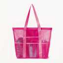 Mesh Beach Bag - Large Tote Bag for Family