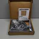 2 Sets Anti Sag Gate Kit Heavy Duty No Sag Kit Gate Corner Brace Bracket for Wooden Fence Gate with Self-Locking Gate Latch (Double Door Set)