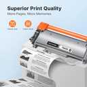 E-Z Ink Compatible Toner Cartridge Replacement for Brother TN450 TN420 TN-450 TN-420 Compatible with HL-2270DW HL-2280DW HL-2230 MFC-7360N MFC-7860DW DCP-7065DN Intellifax 2840 2940 (2 Black)