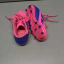 DREAM PAIRS Boys Girls Soccer Cleats Kids Football Shoes for Little/ Big Kid SDSO2307K, Size 1 Little Kid, Hot Pink/ RoyalBlue