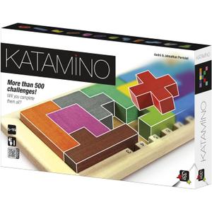 Katamino | The Original Wooden Pattern Building Puzzle Game for Kids and Adults | Over 500 Pentomino Combinations | Award Winning Kid Friendly Strategic Brain Game | Ages 6+ | 1-2 Players | 10 Min