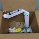 Suptek Monitor Mount Gas Spring Monitor Arm Desk Mount Fully Adjustable Fits 17-32 inch Monitors Weight Capacity up to 22 lbs, Pink(MD8PINK)