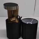 Lynnoland   Set of 2 Touch Control Table Lamps with 2 USB & AC Outlet, 3-Way Dimmable Bedside Nightstand Lamps for Bedroom Living Room Nursery, 800 Lumens 5000K Daylight Bulbs Included