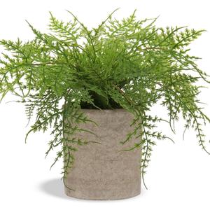 Small Fake Plant Potted Plants Artificial Decor Silk Ferns Plant Faux Plants in Pots for Home Living Room Bedroom Desk Bathroom Window Shelf Farmhouse Decoration (1 Pack - Style 3)