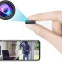 Mini Indoor Security Camera Wireless Home Camera Smart Small Outdoor WiFi Pet Cameras 1080P Tiny Nanny Cam Wide Angle Night Vision Home Indoor Outdoor Camara, No Need WiFi Camaras for House Security