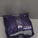 RECYCO Luxury Velvet Quilt Set King Size Bedding Sets, Ultra Soft Velvet Comforter Set, Lightweight Channel Box Stitch Oversized Bedspread Coverlet for All Season, with 2 Shams, Blue Linen