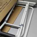 FSA/HSA Eligible, Vaunn Medical Bathroom Patented Height Adjustable Height Toilet Rail Grab Bar and Commode Safety Frame Handle