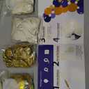 HOUSE OF PARTY White and Gold Balloons 110 Pcs - Large Gold and White Balloon Garland Kit
