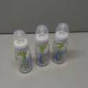 Dr. Brown's Natural Flow Anti-Colic Options+ Narrow Baby Bottle, 4 oz/120 mL, with Level 1 Slow Flow Nipple, 0m+, 3 Pack