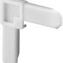 Prime-Line MP7723-50 Screen Frame Corner, 3/8 In. x 3/4 In., White Plastic (50 Pack)