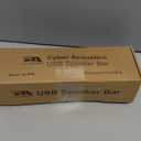 Cyber Acoustics USB Speaker Bar (CA-2890)  Stereo USB Powered Speaker, Easily Clamps to Monitor, Convenient Controls