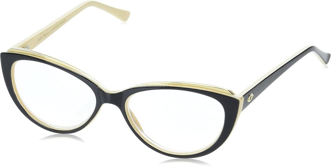 Foster Grant Women's Sofia Cat-Eye Reading Glasses (Black)