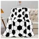 Soccer Blanket, Soccers Gifts for Boys Girls Soccer Lovers, Machine Washable Soft Fleece Throw Blankets for Kids Toddlers Teens, Soccers Decor for Bedroom Lving Room Play Room