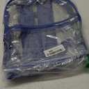 USPECLARE Clear Backpack for Stadium Approved 12612, Water proof Clear Bag for Stadium Events and Concert Work Sport Event (Blue)