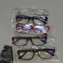 Gaoye Professional Reading Glasses for All Day - Computer Readers with Blue Light Protection - Value Pack 2.0x