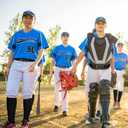 Haysandy Baseball or Softball Sock and Belt Combo Set 5 Football Baseball Socks with Softball Belt for Kids Youth Boys (Black, L)