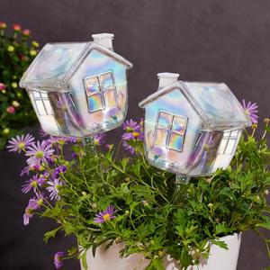 NiHome Hand-Blown Glass Plant Self Watering Globes 2-Pack - Durable, Unique Igloo-Inspired Design for Home and Garden - 9oz Capacity, Easy Refill Top Opening for Adjustable Hydration