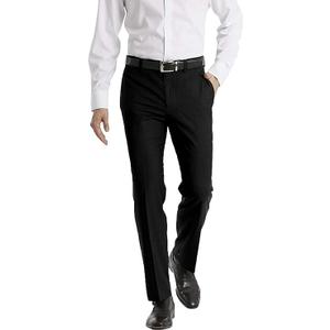 Calvin Klein Men's Modern Fit Dress Pants | Suit Pants for Men | Performance Stretch Fabric, Flat Front, Ready-to-Wear 2 Pack 30W x 30L