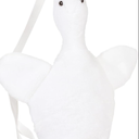 Mixweer Crossbody Bag Purse for Women, Cute Kawaii Plush Backpack Wallet for Girls, Cartoon Animal Lolita Bag with Strap