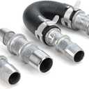 626-001 Upgrade Aluminum Engine Heater Core Bypass Kit with 5/8" 3/4" Hose Compatible with Most Common Heater Hoses