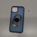 Shields Up for iPhone 13 Case with Stand, Phone Case with Double Ring Holder [Adjustable & Foldable] Protective Translucent Matte Cover for iPhone 13 6.1 inch - Frosted Blue