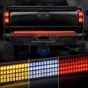 60 Inch Tailgate Light Bar Quad Row LED Tail Light Strip with Running Brake Reverse & Left Right Turn Signal