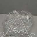 Ferris Wheel Cupcake Stand Dessert Serving Tray, Ferris Wheel Cupcake Stand for Carnival and Circus Theme Party Wedding Party Furnishing Accessories (White)