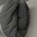 SUNROX LokGrip Non Slip Tufted Memory Foam Bench Cushion, FadeShield Water Resistant Durable Thicken Outdoor/Indoor Bench Seat Pads 30x14x4 inch, Heather Black