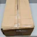 BOOMJOY 60 Inch Black Outdoor Ceiling Fans with Lights and Remote, Dimmable 6 Blade Large Outdoor Ceiling Fans for Patios, Black Ceiling Fan with Light for Bedroom Indoor Living Room (Dark Walnut)