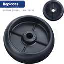 2 Pack GX10168 Deck Wheels Replace John Deere GX10168 Gauge Wheels for John Deere 115 D100 D105 D110 D130 D140 D160 D170 L100 L110 L120 L130 LA115 LA135 LA145 Z345R Z355E Z425 Z445 Z540M Deck
