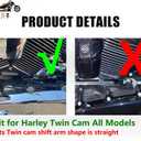 Black EZ Shift Neutral Gear Assist Kit for Harley Touring Dyna Softail Twin Cam Models-1