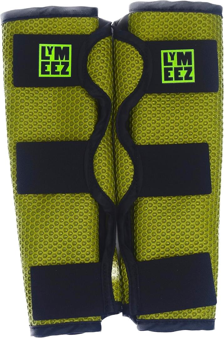 3D Mesh Tick Repelling Leg Gaiters (Large/X-Large (1 Pair), Olive)