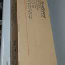 Twin Size Upholstered Headboard with LED Lights & Charging Station, USB & Type C Port, Linen Upholstery, Twin Headboard Only, Height Adjustable Attach Frame Sturdy and Stable Easy Assembly (Gray)