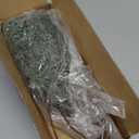 10 Packs 16.5" Artificial Christmas Snow Pine Branches, Snow Flocked Faux Greenery Norfolk Pine Sprigs Cypress Stems, White Frosted Fake Foliage Pine Needle Picks for DIY Craft Garland Home Decor