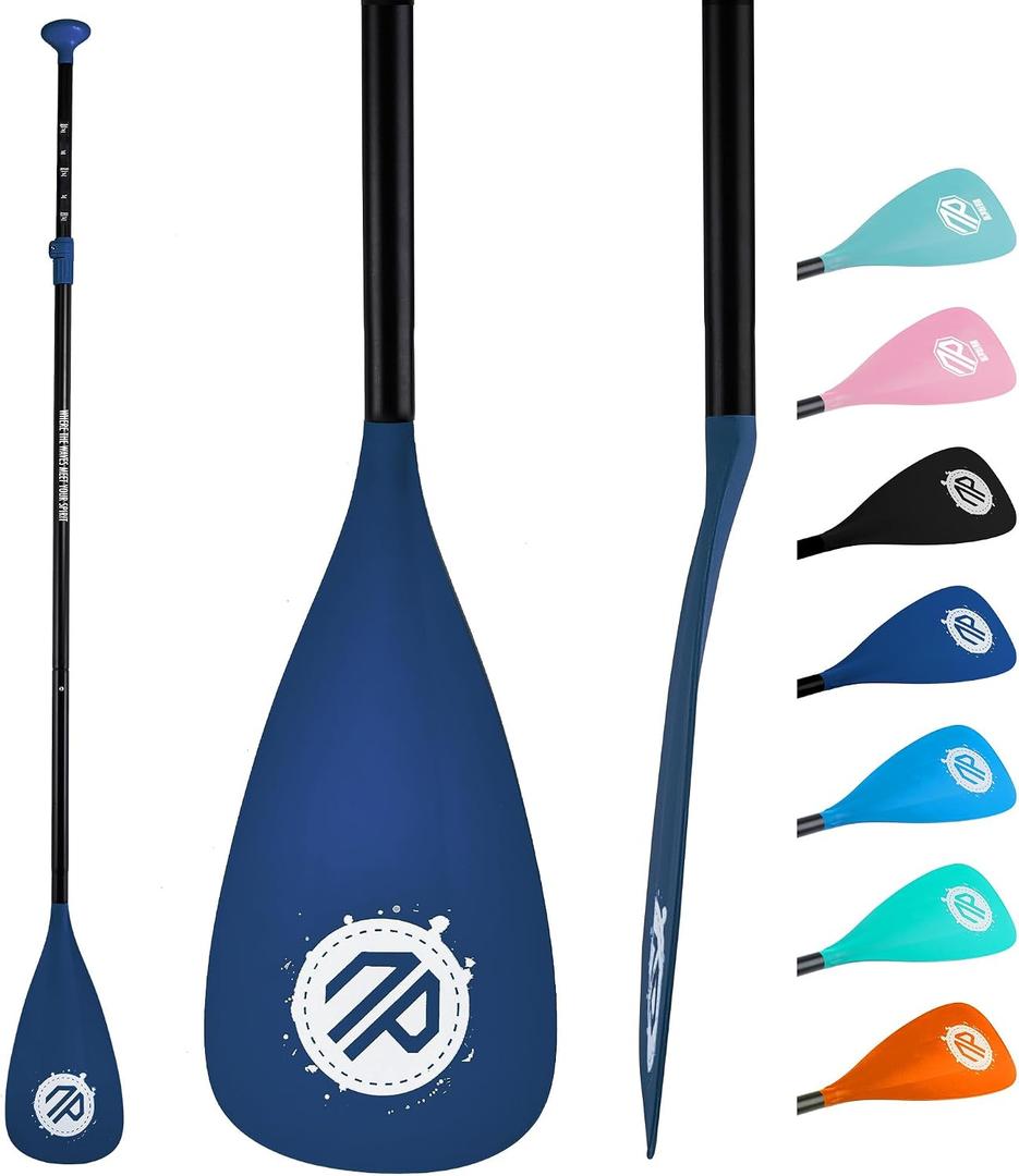 niphean Sup Paddle, Adjustable Paddle Board Paddles, Lightweight Kayak Paddle, Detachable Stand Up Paddle Board Accessories Oars with Aluminum Alloy Shaft and Fiberglass Blade