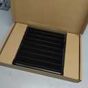 Upgrade 10 Pass Aluminium Transmission Oil Cooler, 5/16" Universal 10 Rows Tube And Fin Cooler Kit Engine With Hose Mounting, Black