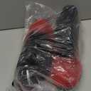 Kricely Men's Walking Shoes Breathable Lightweight Fashion Sneakers Non Slip Sport Gym Jogging Trail Running Shoes (11 Wide, Black Red-4)