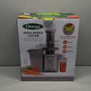 Omega Centrifugal Juicer with Extra Large Chute High Speed Extractor For Fruits and Vegetables, Features 2 Speeds Stainless Steel Filter and Large Pulp Container, 1000-Watts, Silver