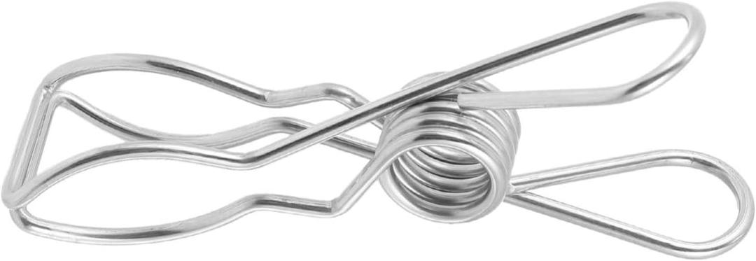 DOITOOL Clothes Clips Multifunctional Hanger Clips Strong Clamps for Laundry Clothes Drying Socks Towels Scarves Baby Items 3.93 Inch Plastic Clips for Home Organization